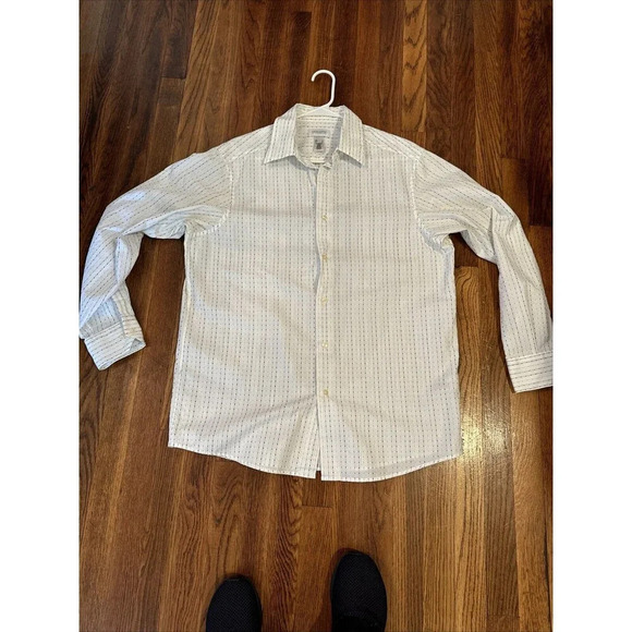 Concepts by Claiborne Mens Long Sleeve SZ L Striped Shirt Vintage - Picture 7 of 11